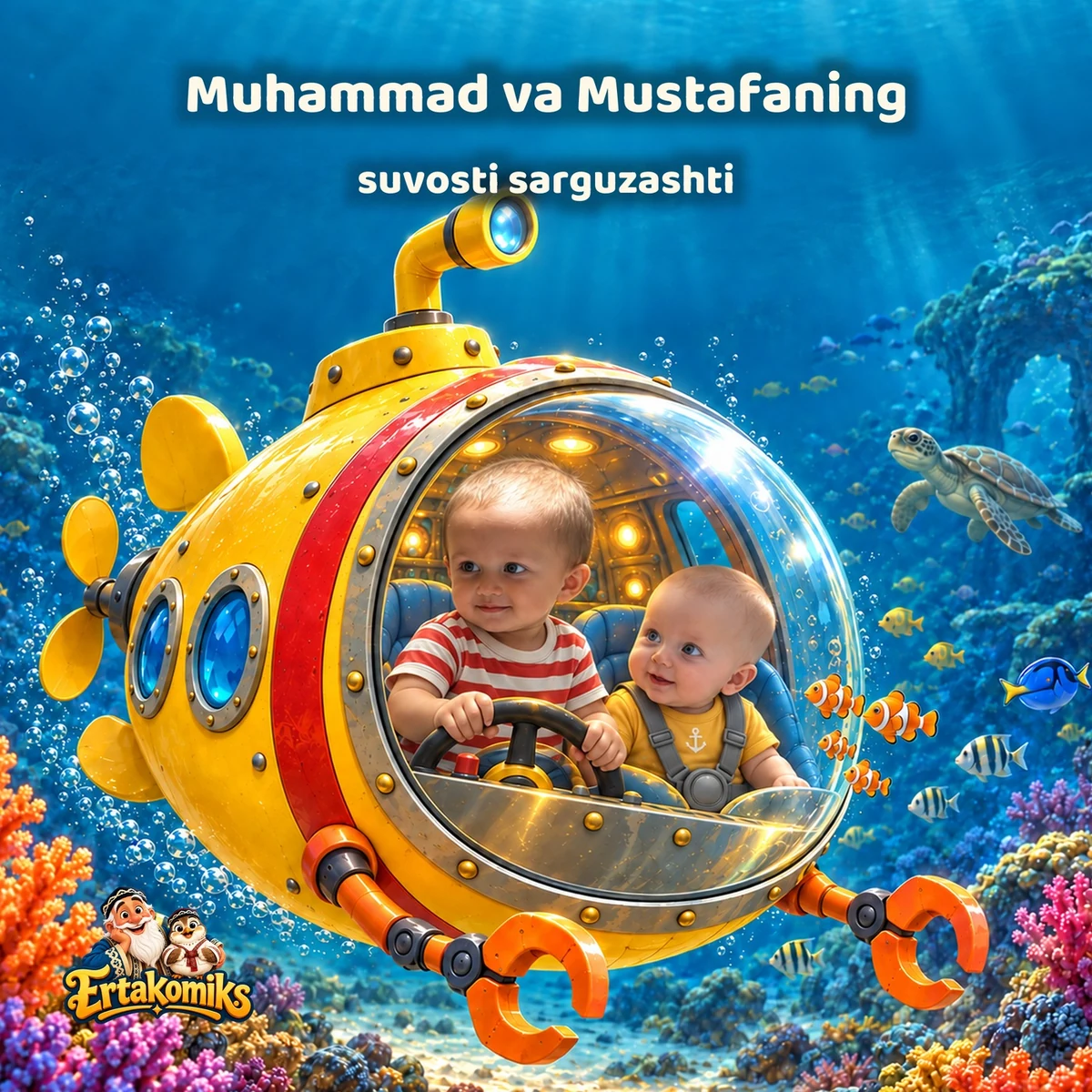 Muhammad va Mustafaning suvosti sarguzashti — kitob muqovasi